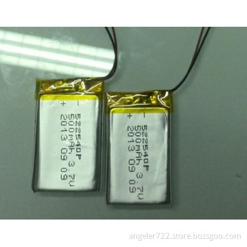 Lithium polymer battery 522646 3.7v 500mah